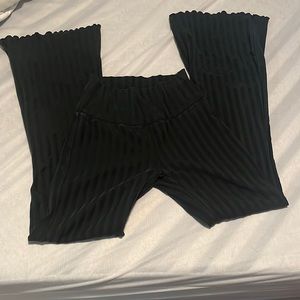 OFFLINE by Aerie OG Groove Flare Legging in Black